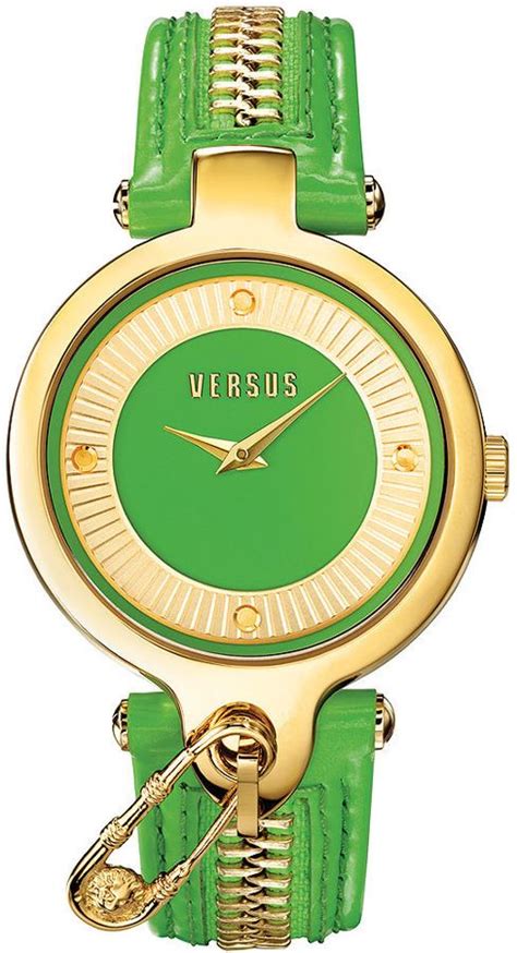 versus by versace women's key biscayne quartz leather strap watch|Versus Versace Women's Designer Watches on Sale .